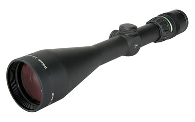 Trijicon AccuPoint 2.5-10x56mm Riflescope Standard Duplex Crosshair with Amber Dot |  30mm Tube |  Matte Black |  Capped Adjusters