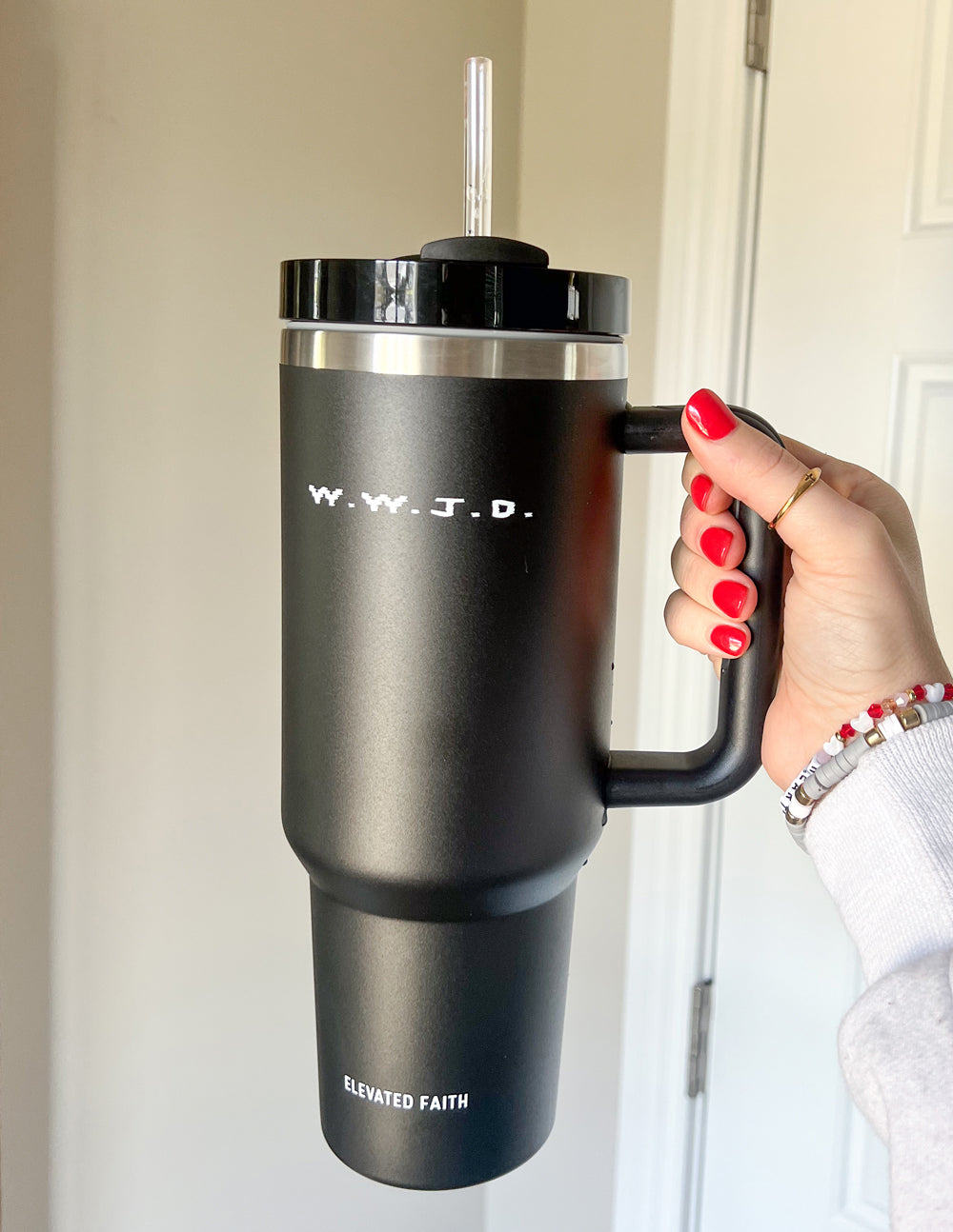 WWJD 40 oz Tumbler