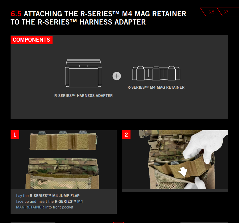 Crye Precision R-Series M4 Mag Retainer