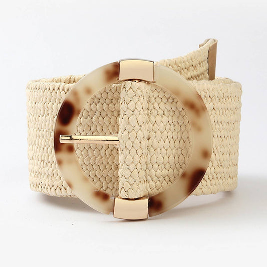 Cotton Linen Grass Dress Belt