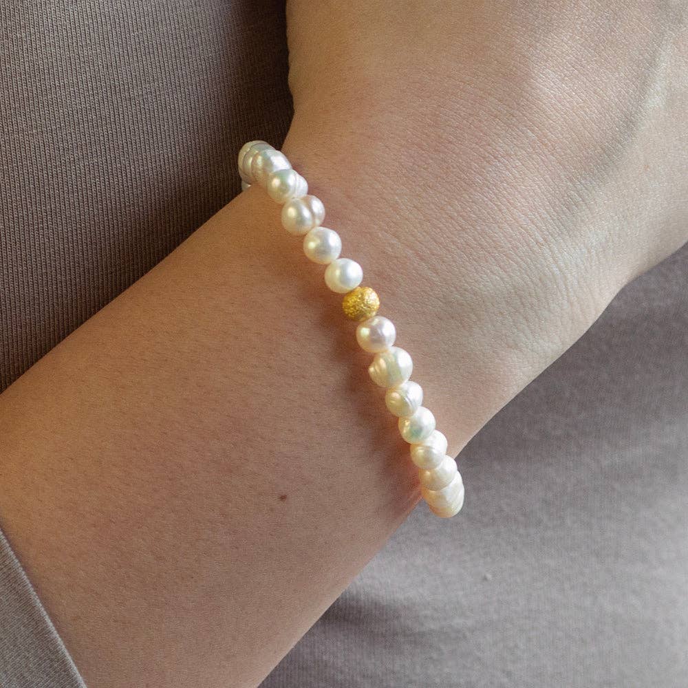 Freshwater Pearl Bracelet, 10mm