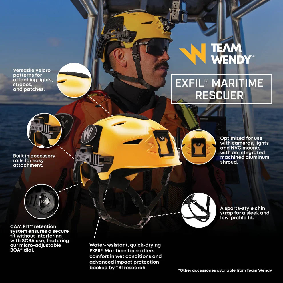 EXFIL Maritime RESCUER | Lightweight, Hi-Viz & Extra Comfort |The Professional's Choice