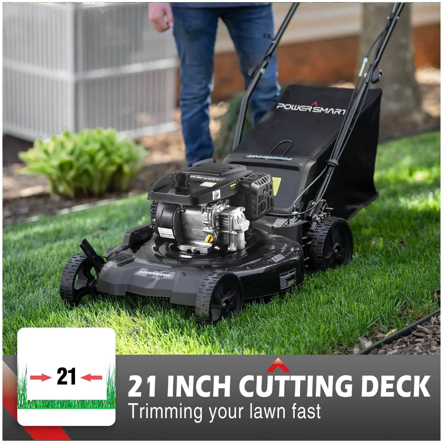 Gas Powered Self-Propelled Lawn Mower