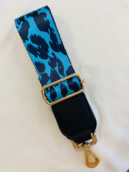 TQU/NAVY LEOPARD Strap/with addition