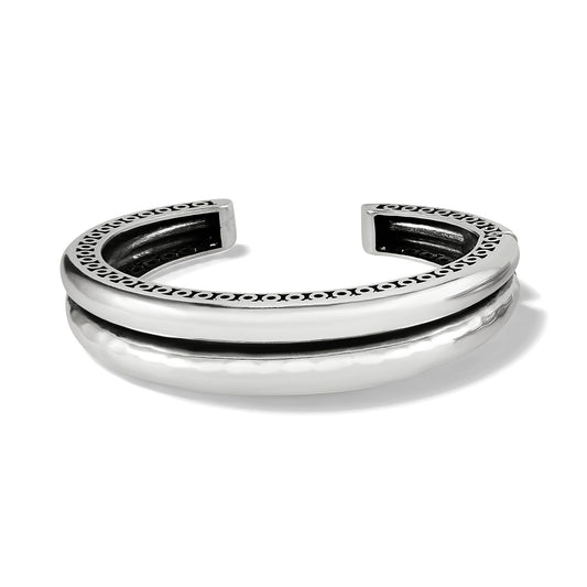 Inner Circle Double Hinged Bangle SIL