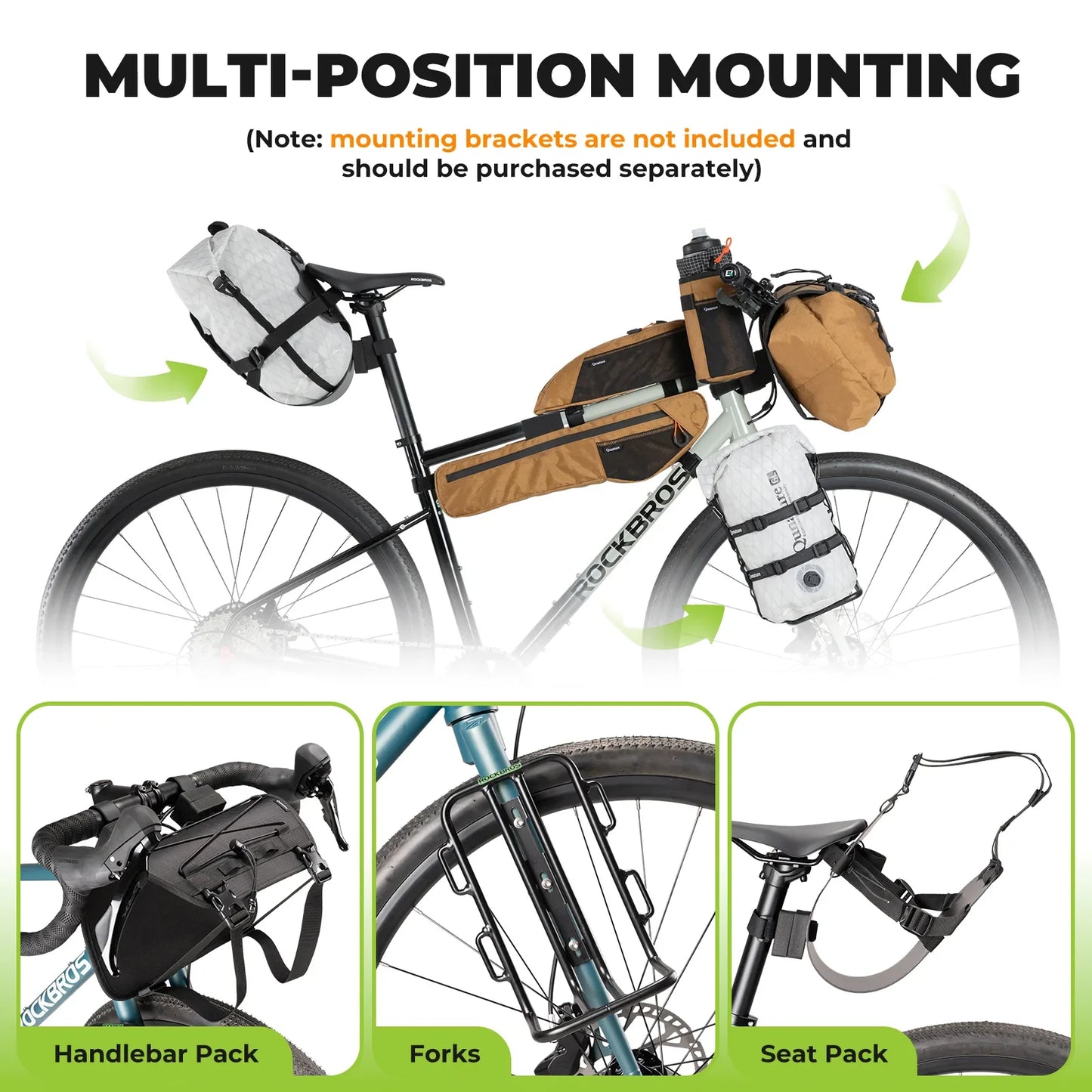 Waterproof Compression Bag for Bikepacking 6L/12L