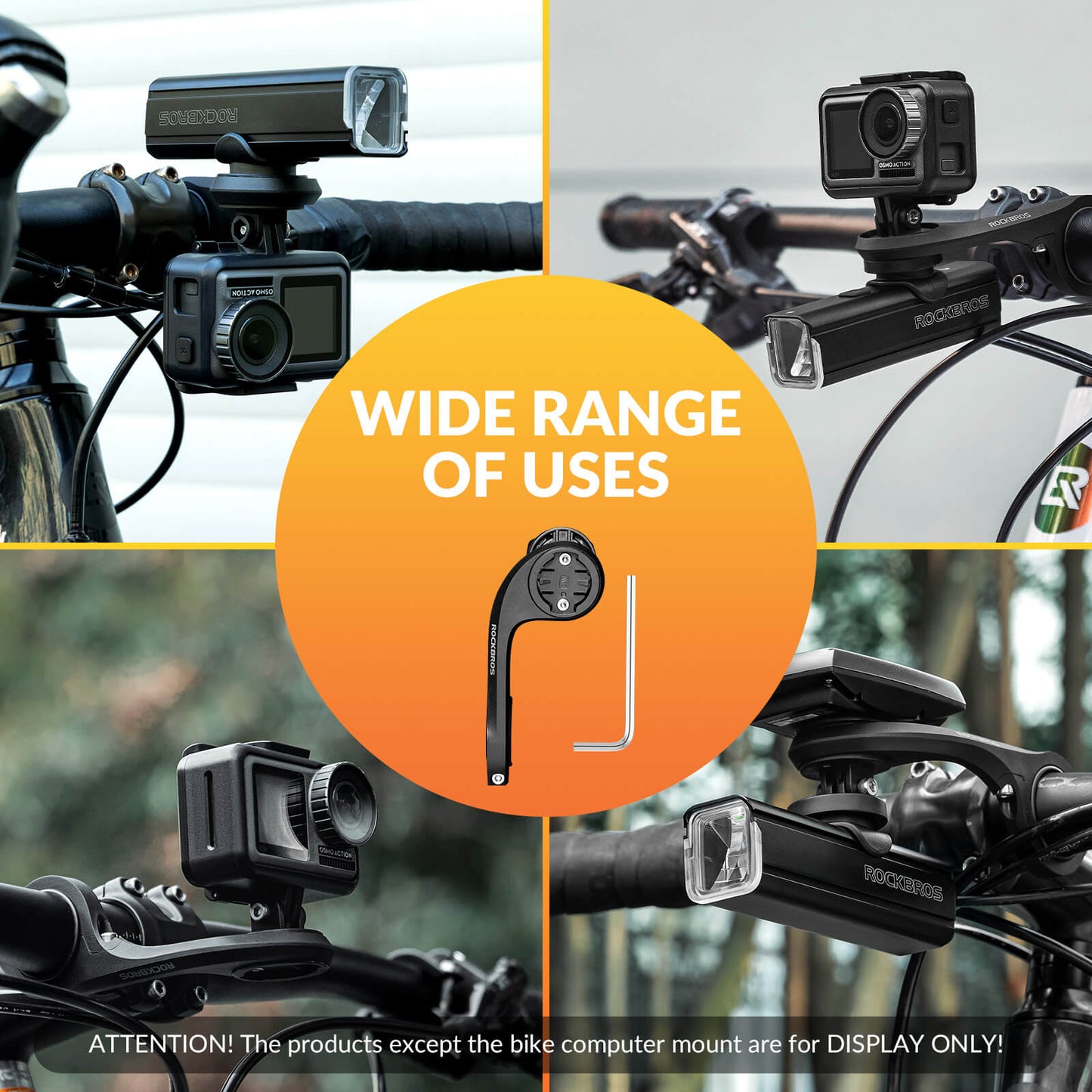 Multifunctional Bike Computer Mount