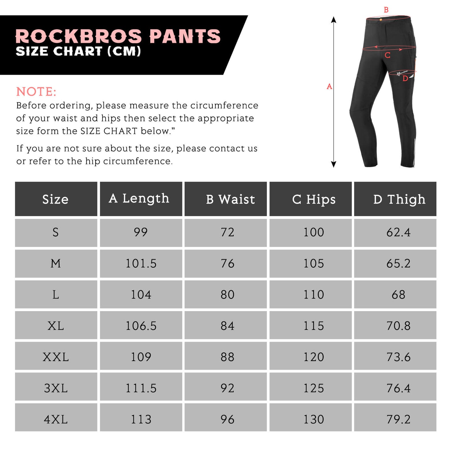 Men’s Breathable Cycling Pants High Stretch