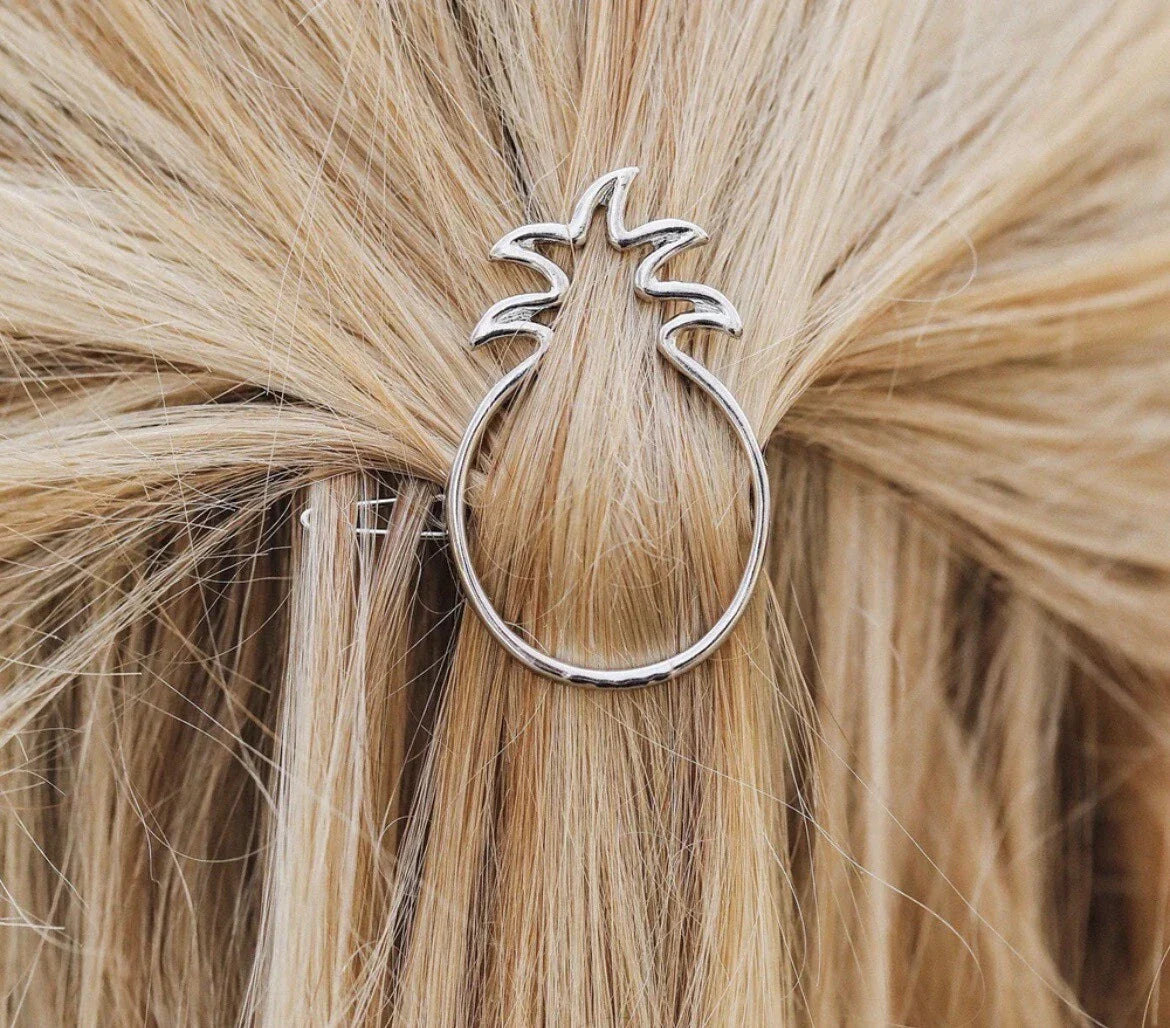 Pineapple Hair Barrette