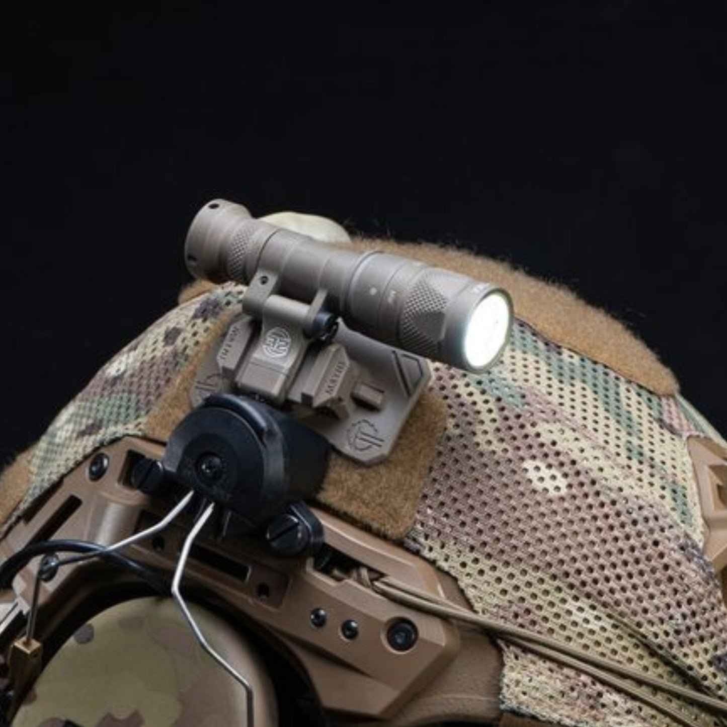 Thyrm VariArc | 360 Degree Helmet Light Mount with Integrated Picatinny Rail