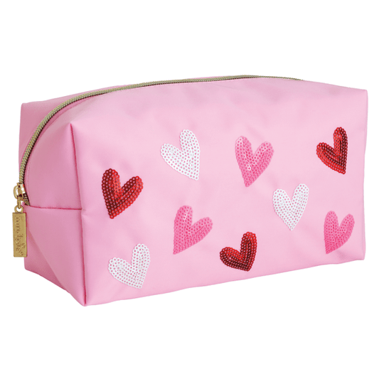 Valentines Sparkle Make Up Case